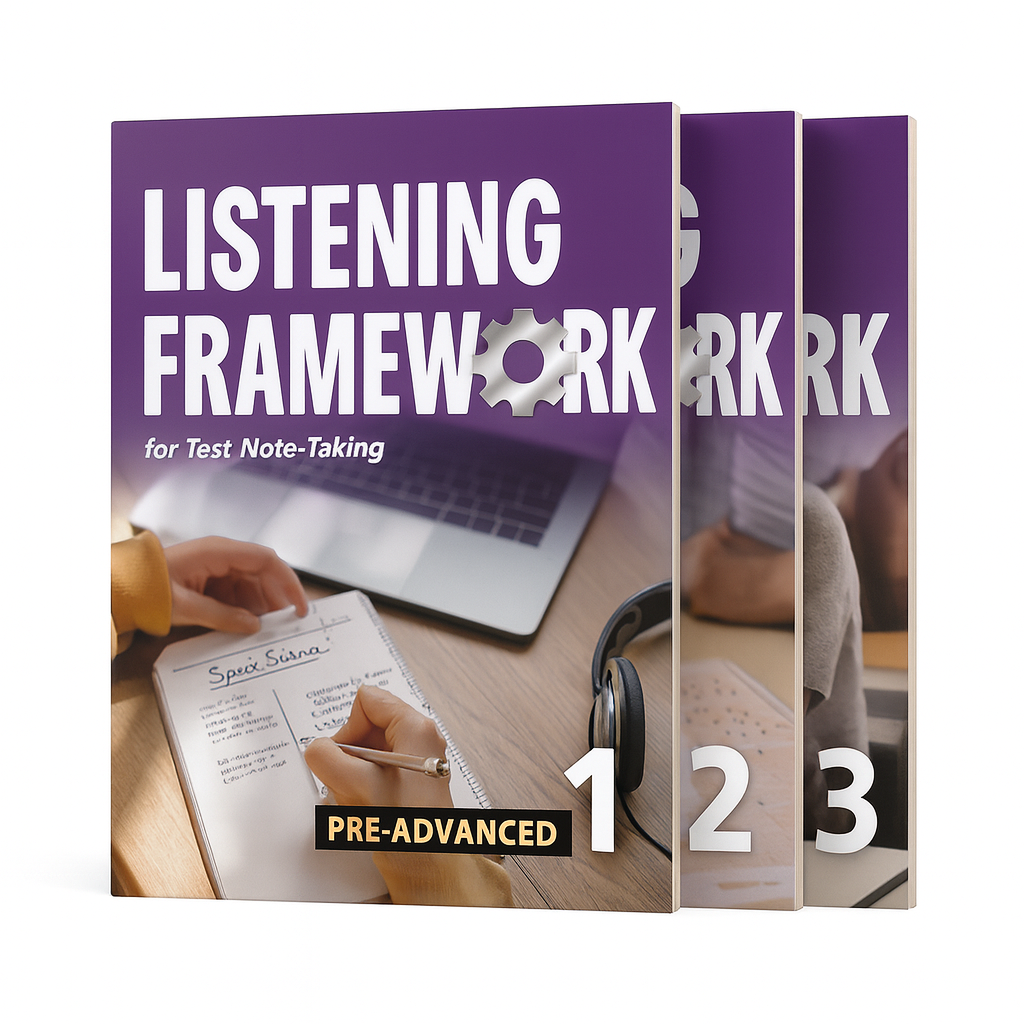 Listening Framework Pre-Advanced Series (1/2/3)